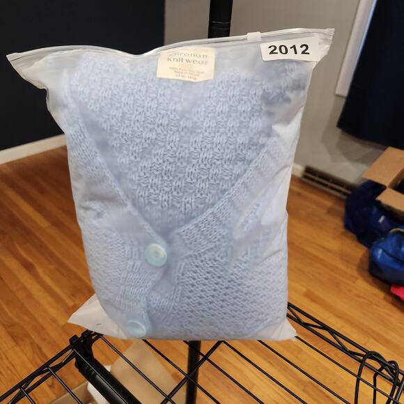 Kilronan Knitwear Womens L Large 100% Merino Wool Cableknit Cardigan Sweater - Picture 15 of 15